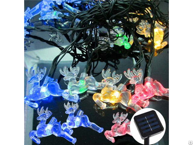 Solar String Light S254a With Reindeer