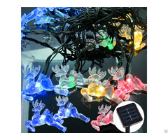 Solar String Light S254a With Reindeer