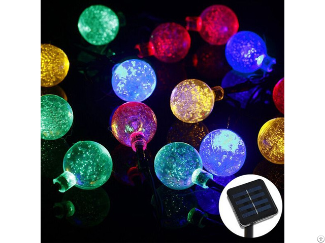 Solar String Light S235a With Bubble Ball