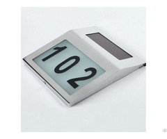 Solar House Number Light H5019n