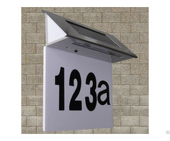 Solar House Number Light H5012h