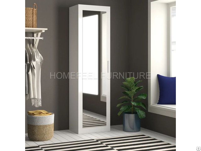 Mirrored Wardrobe Closet For Apartment