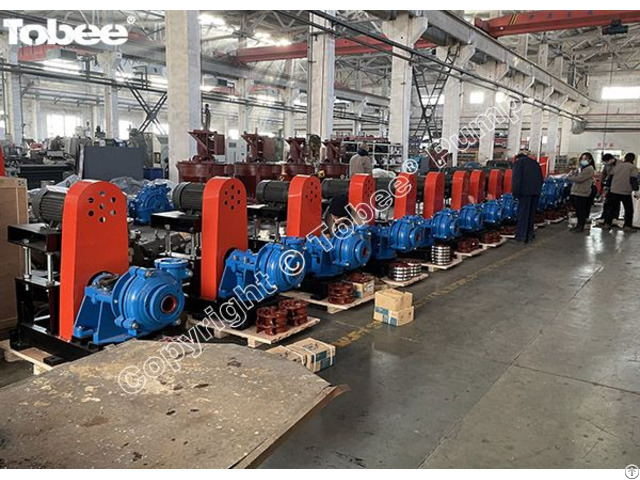 Tobee® 3 2 Cah Slurry Pumps With Zv Motor Arrangement For Aggregate Processing Plant