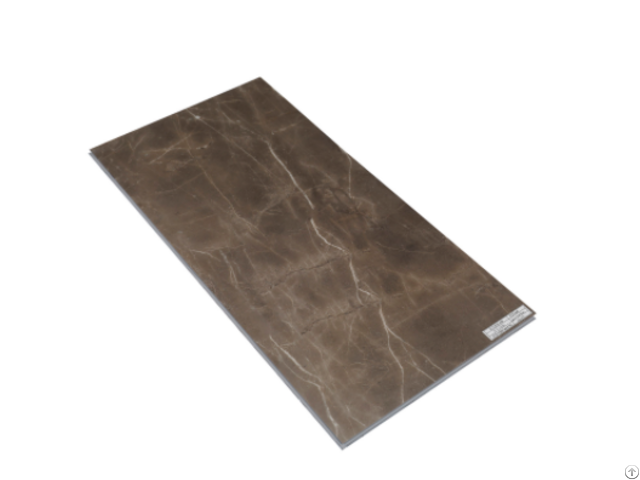 Wide Cement Brown Color Design Lvt Luxury Vinyl Tiles