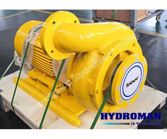 Hydroman™ Microtunneling Slurry Shield Gravel Pump Is A Close Coupled Horizontal