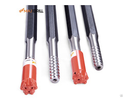 Maxdrill R28 Thread Hex28 Drill Drifter Rods For Mining Tunneling