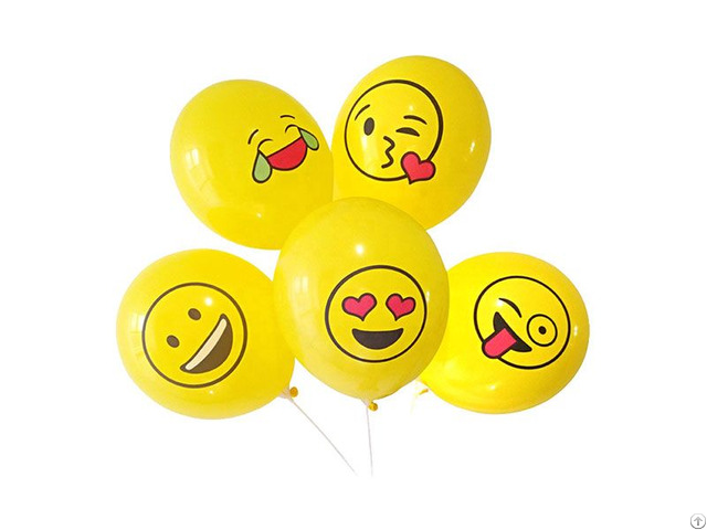 Custom Emoji Latex Balloon