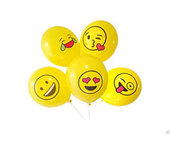 Custom Emoji Latex Balloon