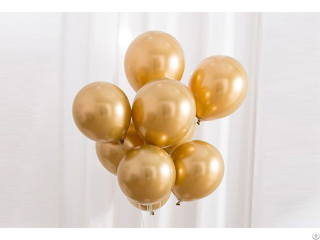 Chrome Rose Gold 10 Inch Balloons