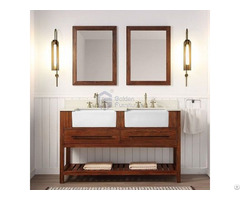 Lily2060w Solid Wood Vietnam Bathroom Vanity Factory