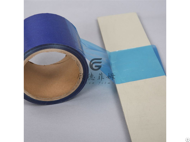 Blue High Viscosity Window Pe Protective Film