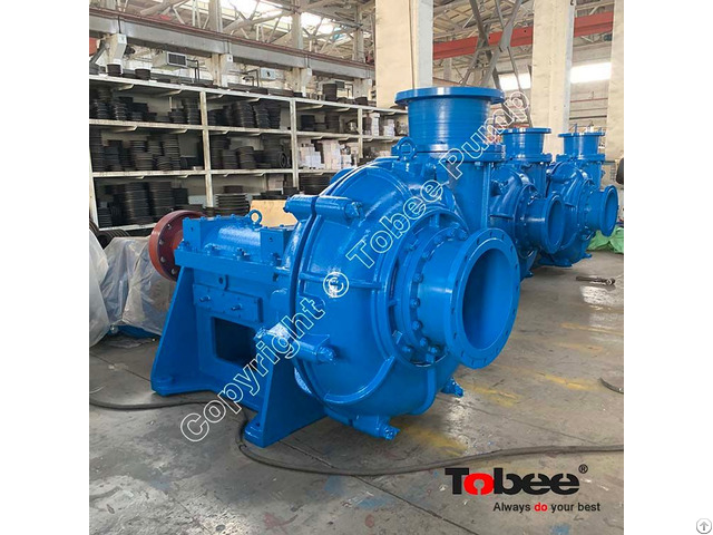 Tobee® 300zj A70 Horizontal Single Suction Heavy Duty Centrifugal Slurry Pumps