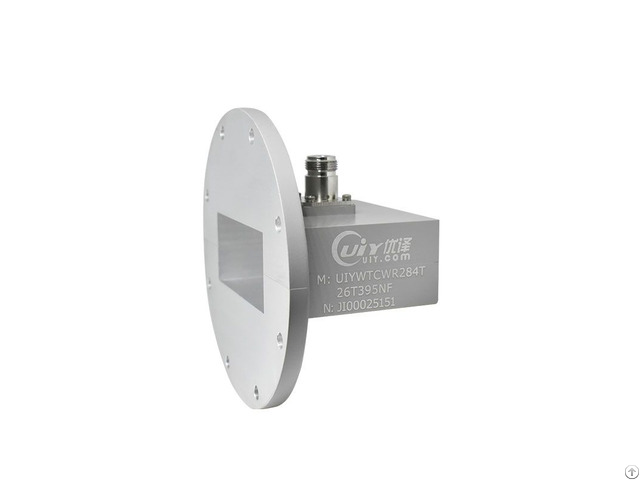 S Band 2 6 3 95ghz Waveguide To Coaxial Adapter Wr284 Bj32