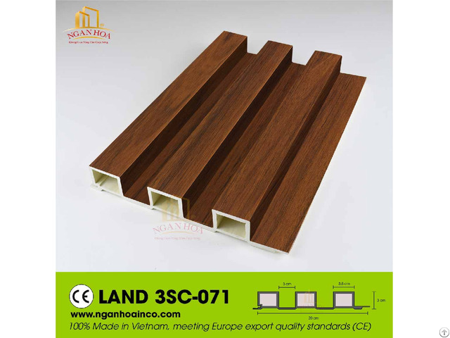 Pvc Land 3sc Plastic Wall Ceiling Panel Fluted Corraguted Cladding