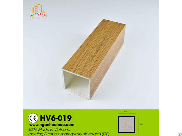 Plastic Faux Wood Square Box