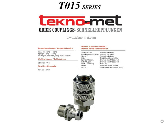 T 015 Quick Coupling