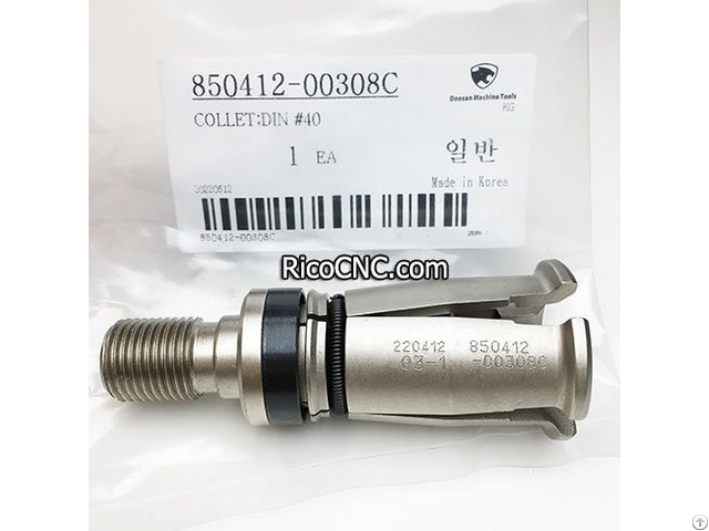 Collet Assembly Doosan Din 40 Taper 850412 00308c For Claw Cmv Hc Mynx Nm Vc Series Machine Tools