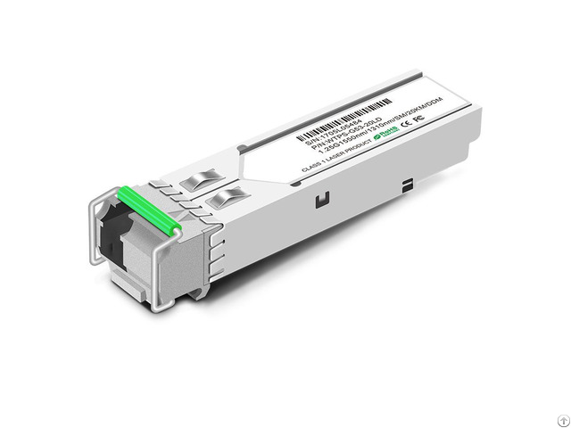 Sfp 1 25gbps Bidi Optical Transceiver 20k M Ddm