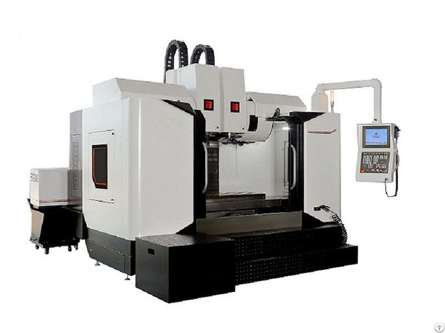 Twin Spindle Vertical Machining Center Cnc Dual Headstock Vmc