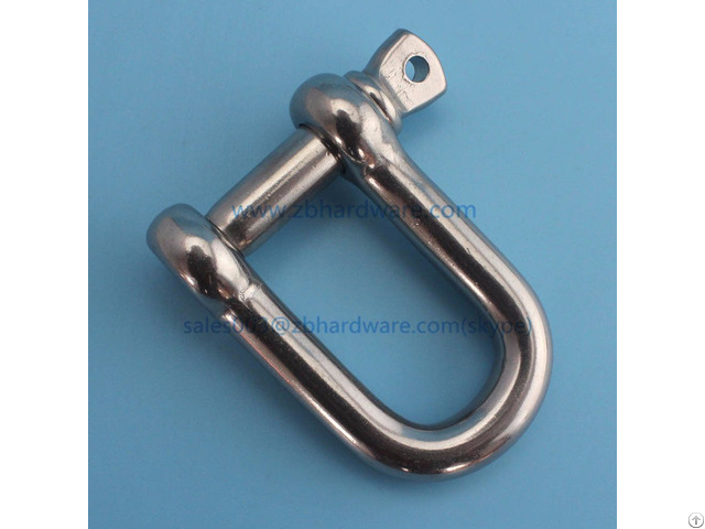 High Quality Grade 316 304 Stainless Steel Shackle