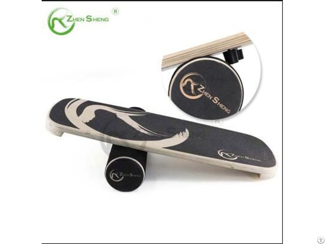 Wooden Multifunction Adjustable Wobble Roller Trainer Surf Balance Board