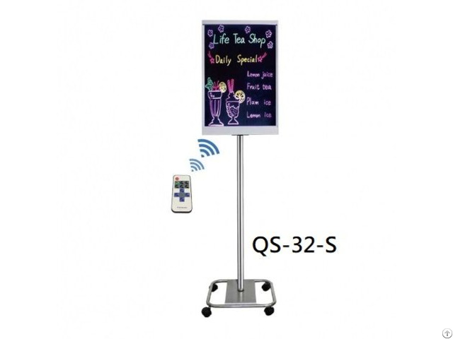 Led Multi Function Signboard Stand With Remote Control