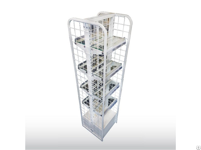 Five Tier Movable Display Shelf