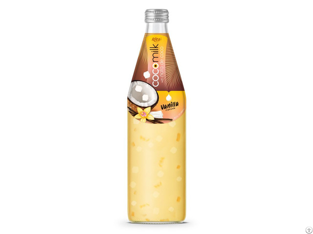 Cocomilk With Nata De Coco 485ml Vanilla