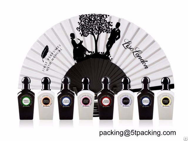 Montage Eventail Perfume Bottle Labels