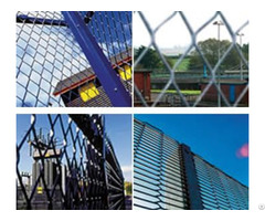 Expanded Metal Fence