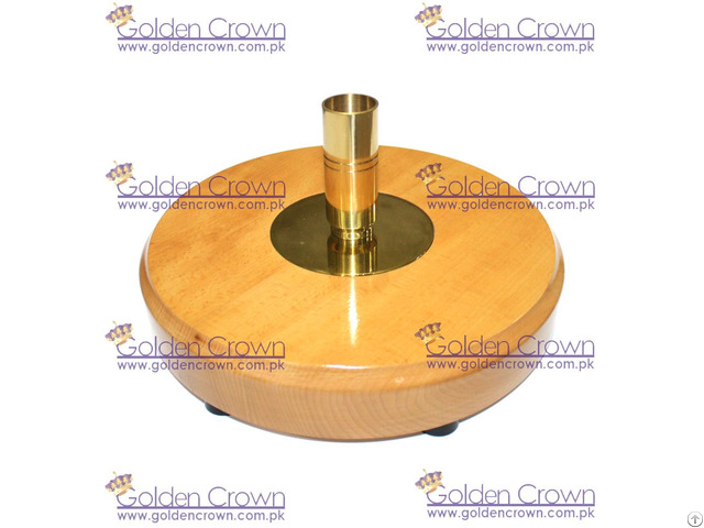 Wooden Ceremonial Flagpole Base1