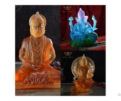 Factory Custom Production Lost Wax Casting Crystal India God Religious Statue