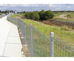 Galvanised Welded Wire Fence