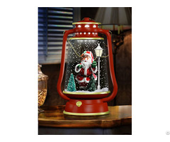 Snowing Christmas Barn Lanterns