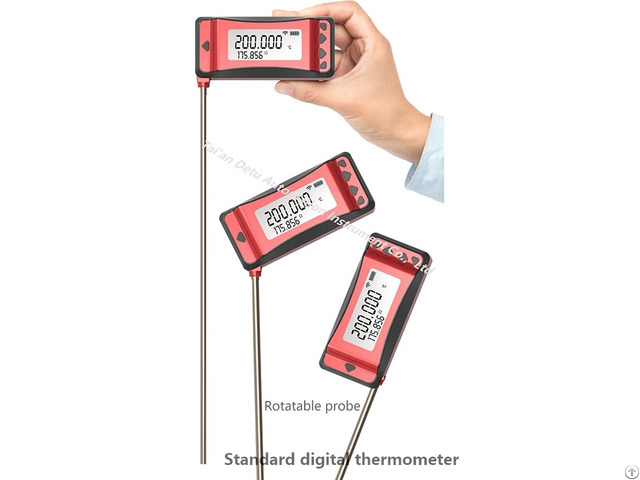 Handheld Precision Temperature Digital Readout Thermometer With Wireless Data Transmission