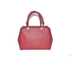 Red Solid Fashion Tote Bag Women Handbag