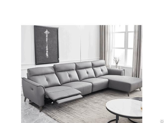 New Italian Minimalist Leather Art Functional Sofa