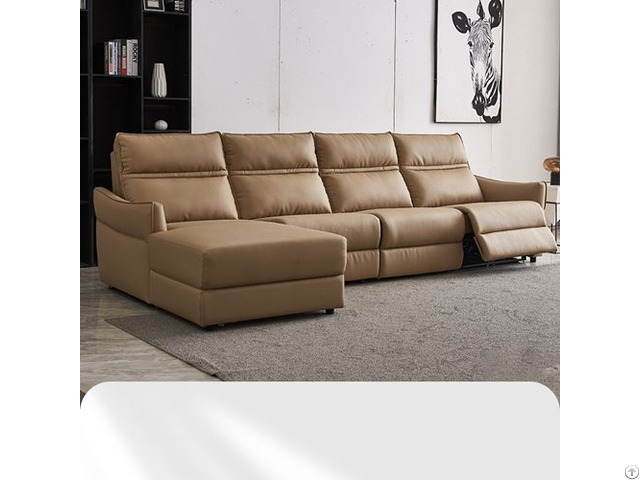 Modern Minimalist Nordic Living Room Combination Leather Electric Sofa