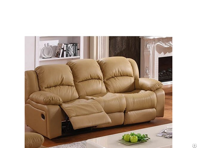 Modern Minimalist Reclining Function Reception Business Leather Sofa