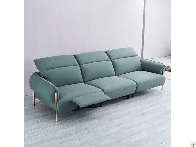 Modern Minimalist Leather Multifunctional Sofa Three Living Room Furniture Combination