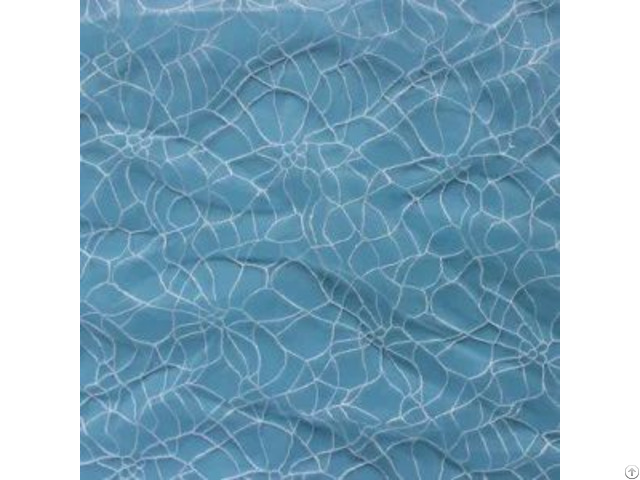 Polyester Alencon Lace Mesh Fabric