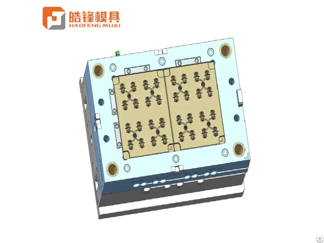 Hot Runner Wire Two Flat Hole Module Seat Injection Mould