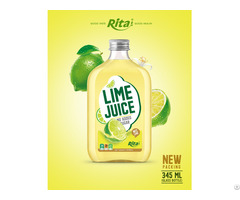 Lime Juice 345ml Glass Bottle From Rita Company Export