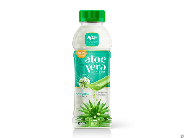 Pet Bottle 330ml Original Aloe Vera With Pulp Drink