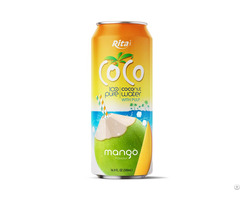 100% Pure Coconut Water With Pulp And Mango Flavour