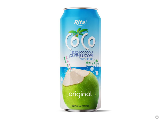 100% Pure Original Coconut Water With Pulp