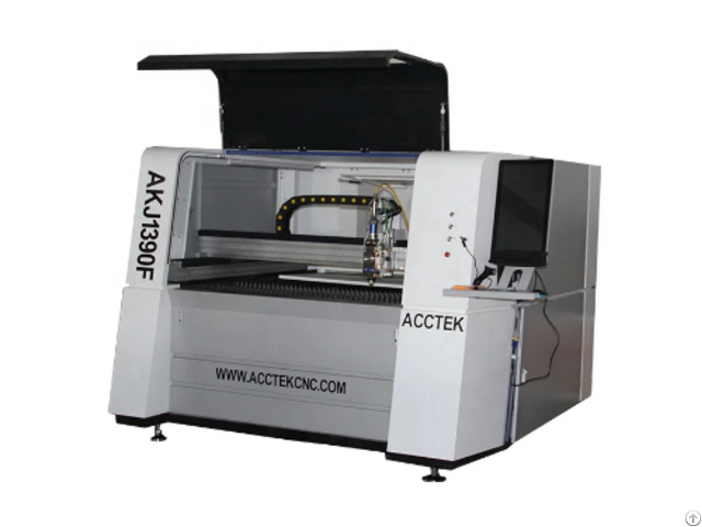 Mini 1390 Fiber Laser Cutting Machine For Silver Gold Metal