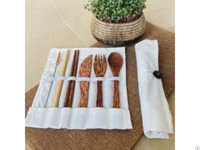 Wooden Cutlery Set Eco Friendly Products From Vietnam