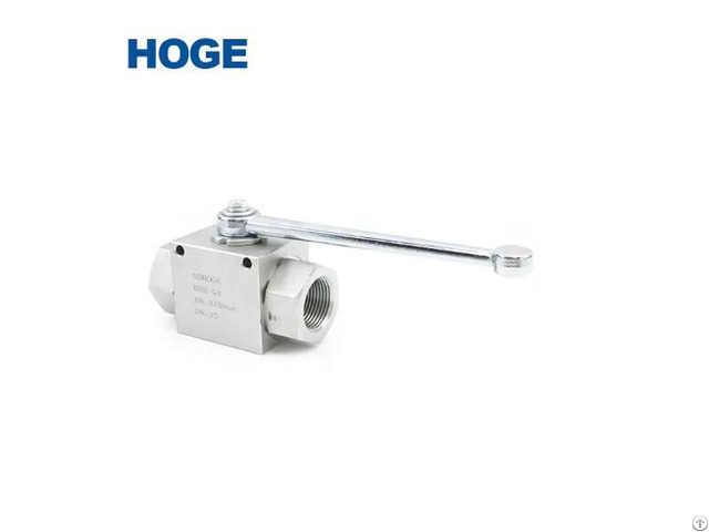 High Pressure Hydraulic Ball Valves With Mounting Holes