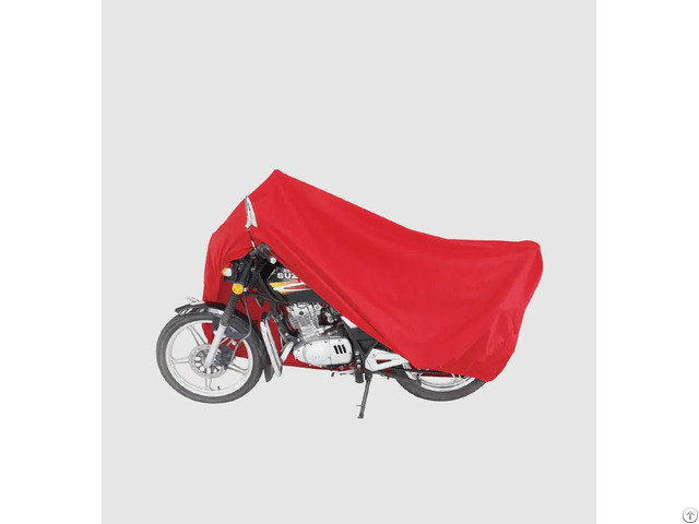 Red Front And Rear Fixable Motorcycle Cover